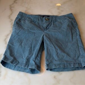 American Eagle Outfitters Blue Casual Bermuda Shorts